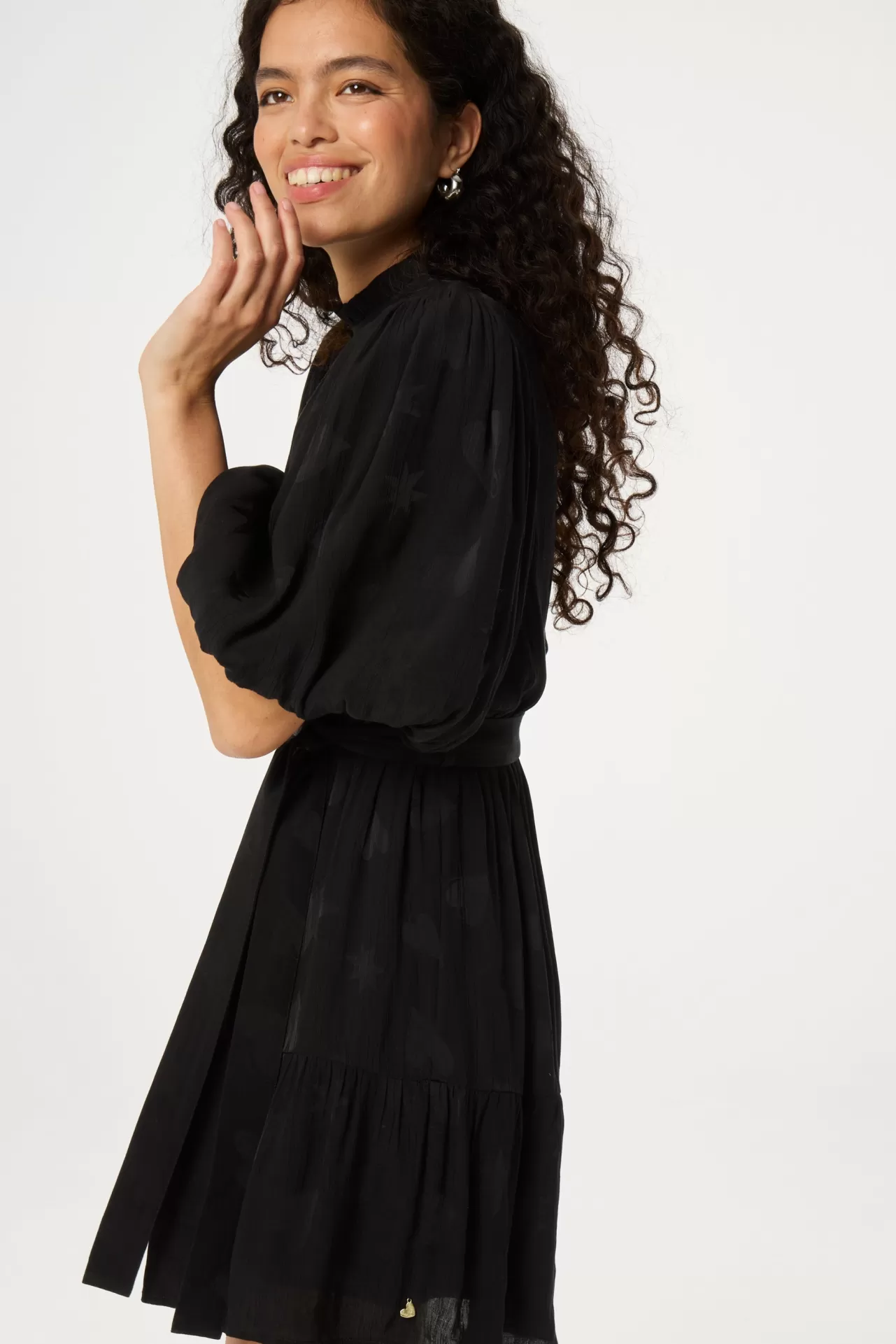roxy_jacquard_dress_2.webp Fabienne Chapot Roxy Jacquard Dress* Jurken